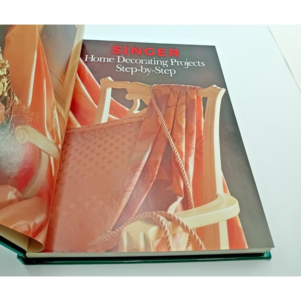 Singer Home Decorating Projects‎ – Hardcover Sewing & Craft Book – VG - Picture 5 of 6